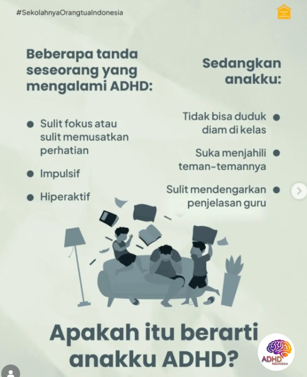 Ciri dan Gejala ADHD pada Anak Usia Dini di Kota Padang Sidempuan